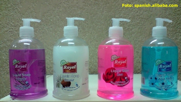 Jabones líquidos para salud y belleza